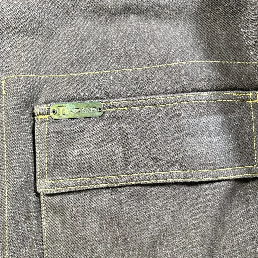 VTG DISS JEANS Jacket Men's L Brown Oversize‎ Baggy Denim Hip Hop Streetwear 90s